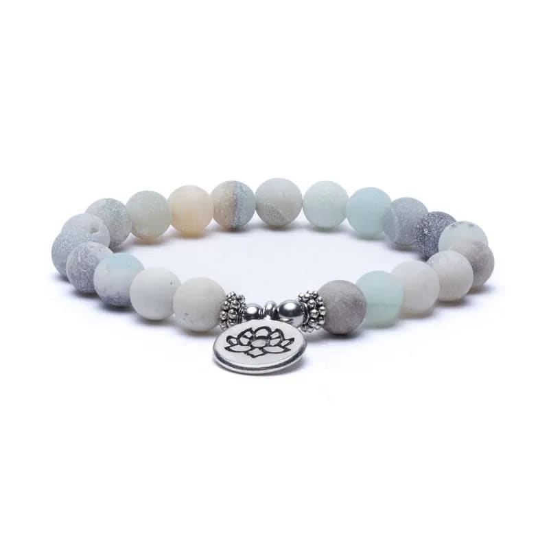 Mala/Armband Amazonit, Lotus