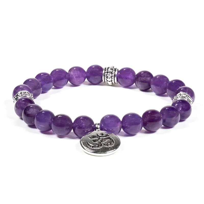 Mala/Armband Amethyst, Ohm